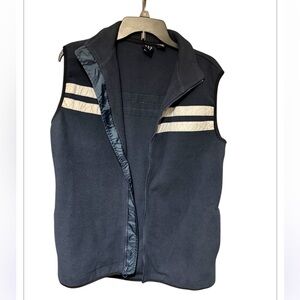 GAP Dark Blue Vintage Vest with Light Stripes Size Juniors XXL